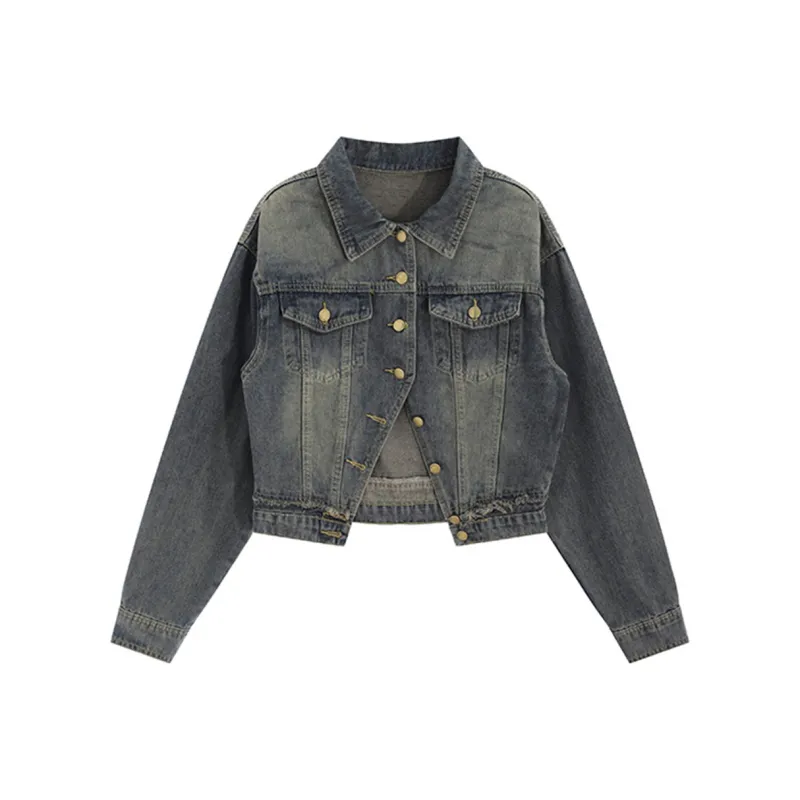 DGMZ Denim Jacket Women's Vintage Blue-0