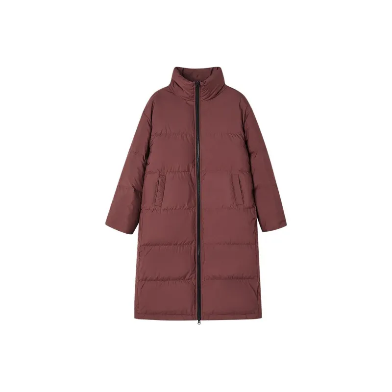 Demana Down Jacket Women's Maroon-0