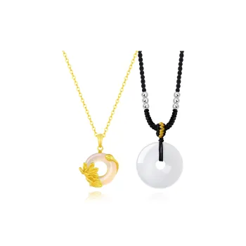 Master Kim Chalcedony Necklaces Unisex