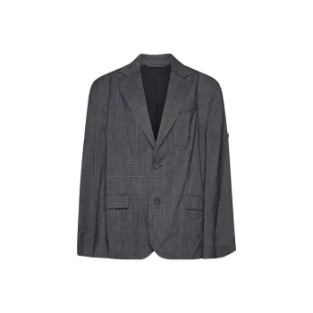 Balenciaga Checked Single breasted Blazer
