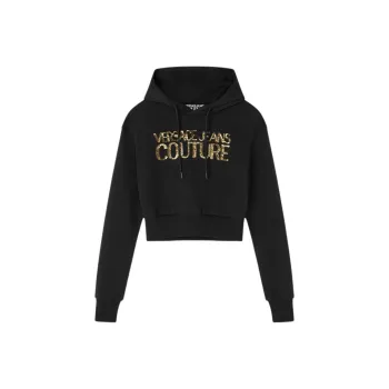 VERSACE JEANS COUTURE Sequin logo Hoodie