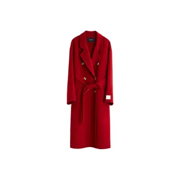 ELLE Coats Women's Red