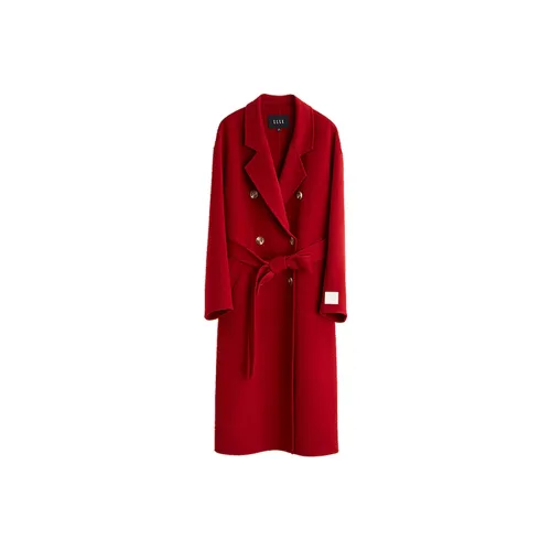 ELLE Coats Women's Red