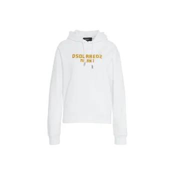 DSQUARED 2 Logo Printed Drawstring Hoodie