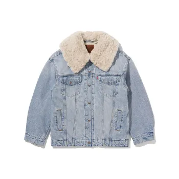 Levis FW22 FW22 Denim Jacket Loose Fit Women's Denim Jacket Blue Women's Blue