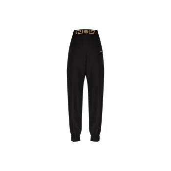 VERSACE Knitted Sweatpants Women's Black