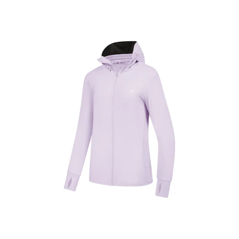 QIAODAN Sun Protection Clothing Women's Taro Purple-0