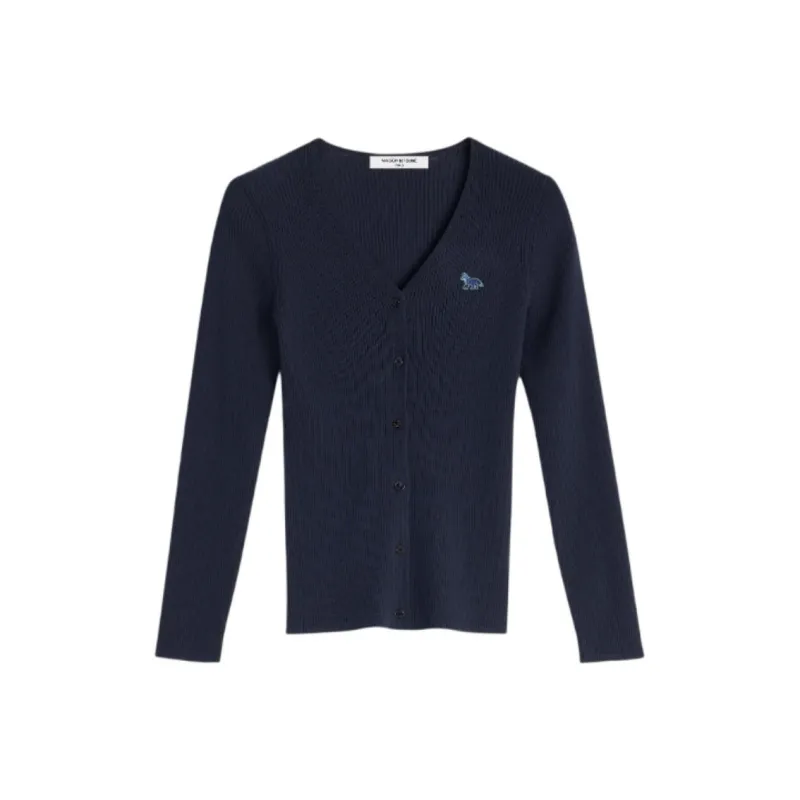 Maison Kitsune Logo patch Cardigan-0