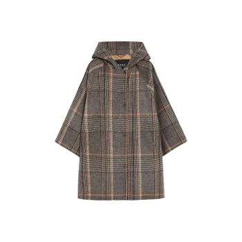 WEEKEND MaxMara Checked Buttoned Coat