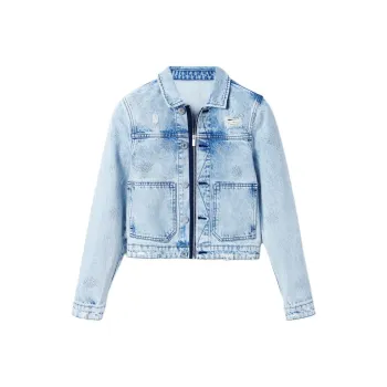 Desigual Denim Jacket Women's Light Blue