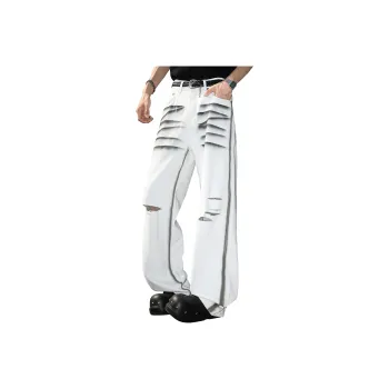 MARK WAFFLE Jeans Unisex White