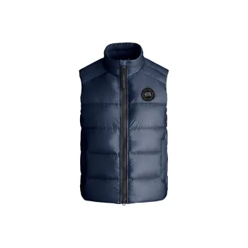 Canada Goose Black Logo Cypress Collection Vest Women's Marine Blue