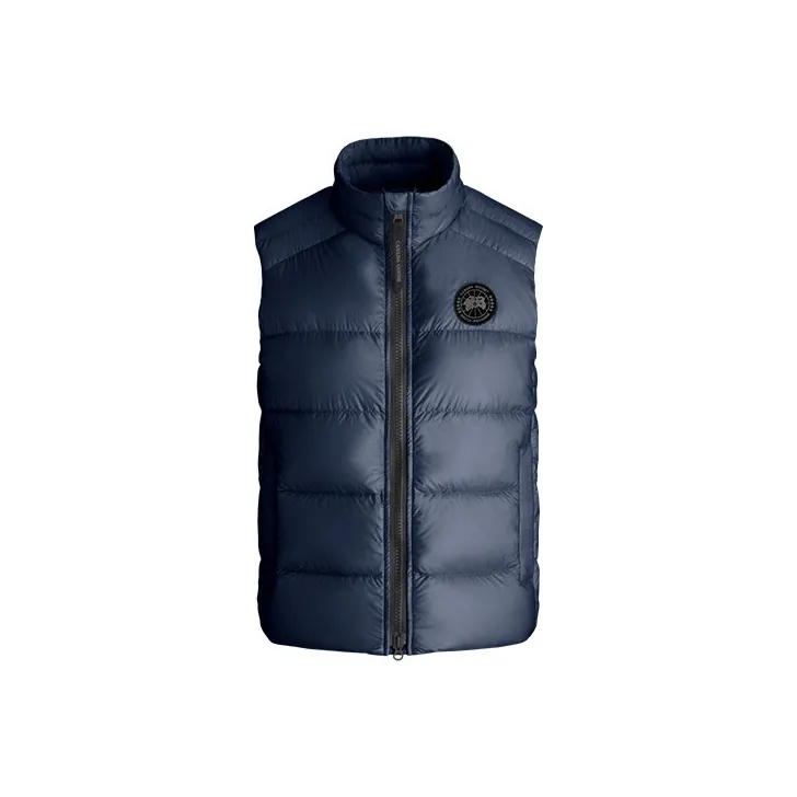 Canada Goose Black Logo Cypress Collection Vest Women's Marine Blue-0