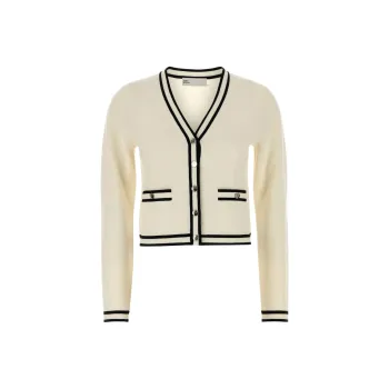 TORY BURCH Shrunken Kendra Knitted Cardigan