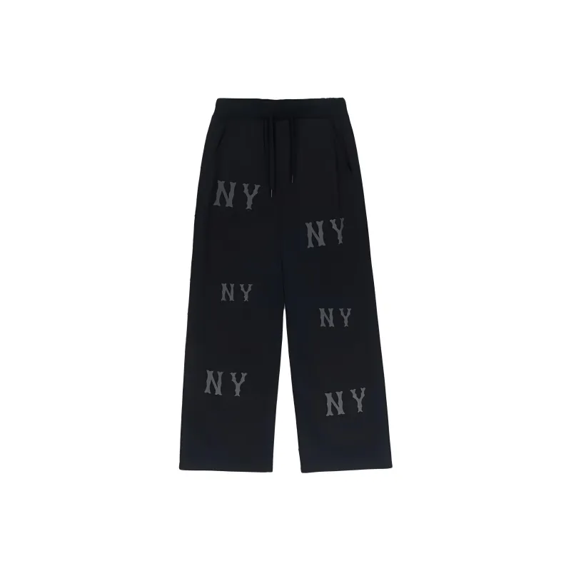 MLB New York Yankees Megagram Casual Pants Women's Black-0