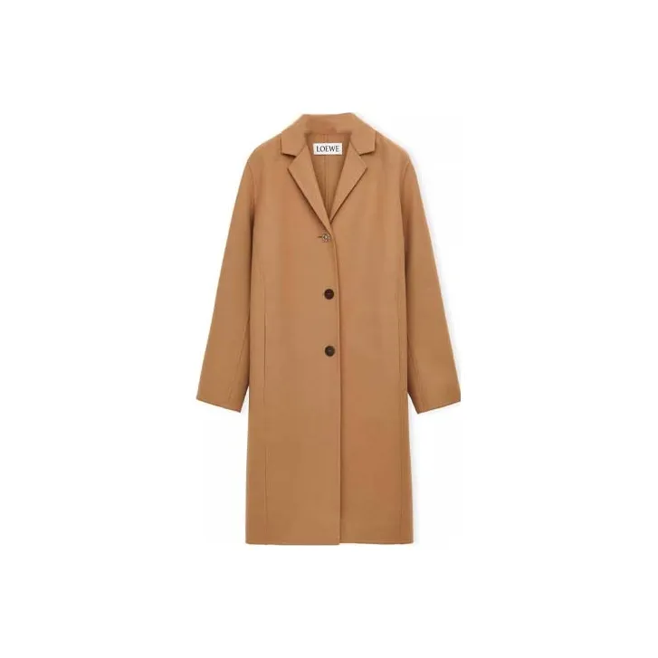 LOEWE Single Breasted Long Coat-0