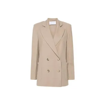 HARRIS WHARF LONDON Business Suits Coats Women's Brown