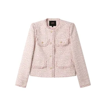 LOUISY AO Cropped Coats Women's Pink