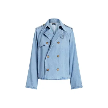 Polo Ralph Lauren Denim Jackets Women's Marine Blue