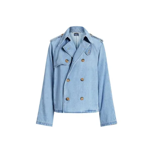 Polo Ralph Lauren Denim Jackets Women's Marine Blue