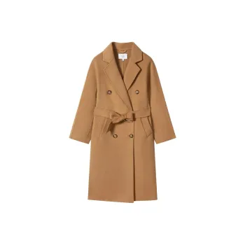 TKY SHOP Coats Women's Khaki