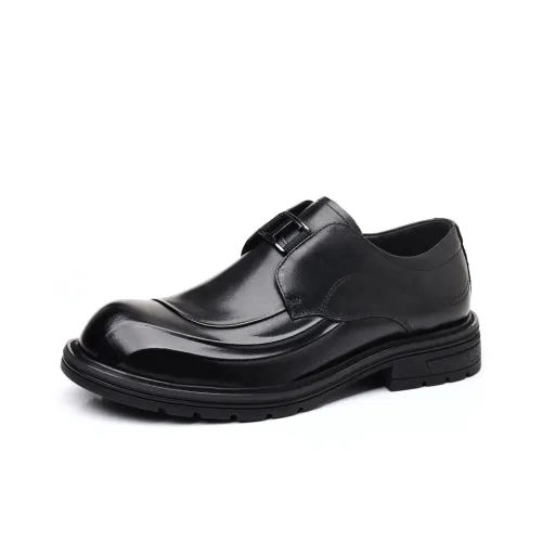 KACHILANG Men's Casual Shoes Men Low Top Brown