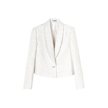 MISSSHINE Business Suits Women's Ecru