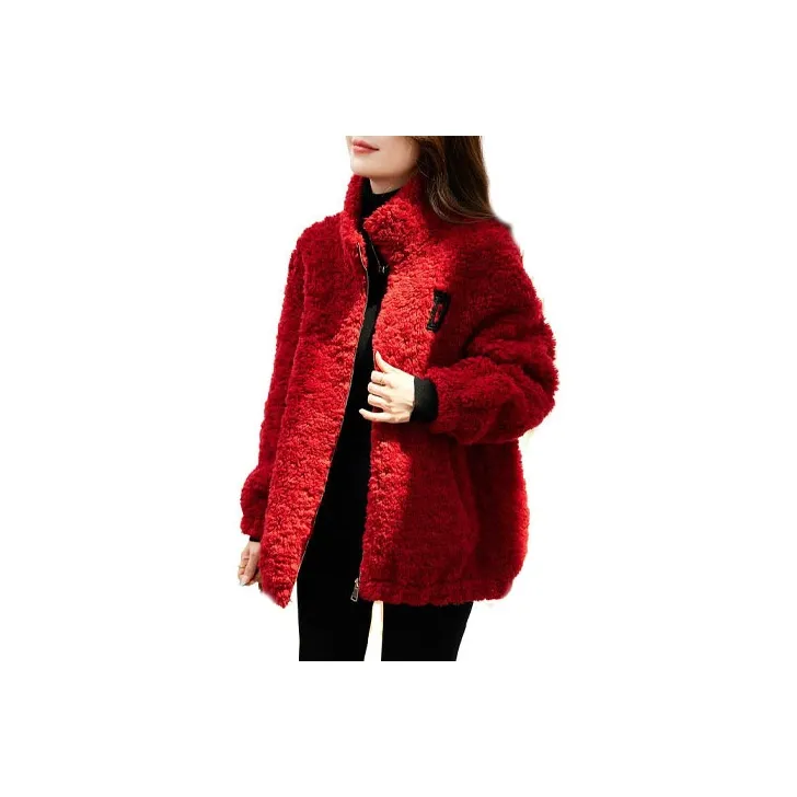 【dme】 Velvet feel Coat Women's Green-3
