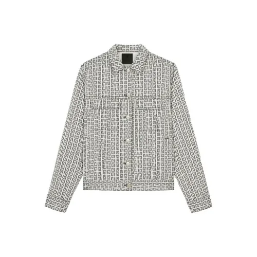 Givenchy 4G Jacquard Denim Effect Jacket 'Black/White'