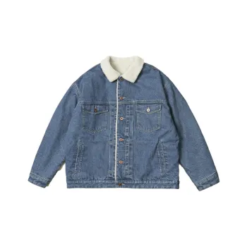 UNRETRO Denim Jackets Women's Blue