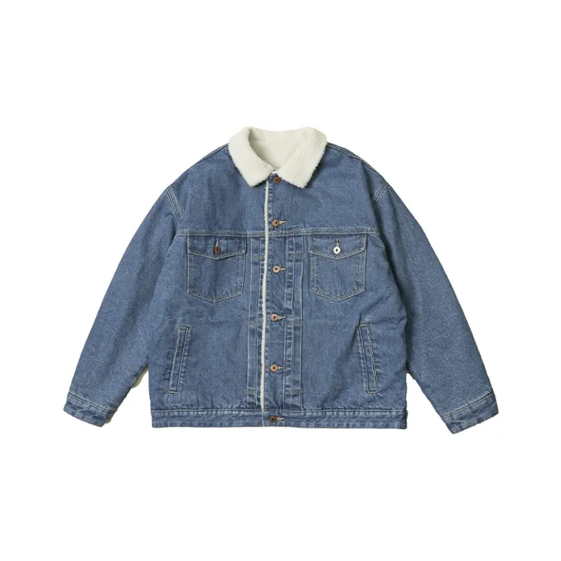 UNRETRO Denim Jackets Women's Blue-0