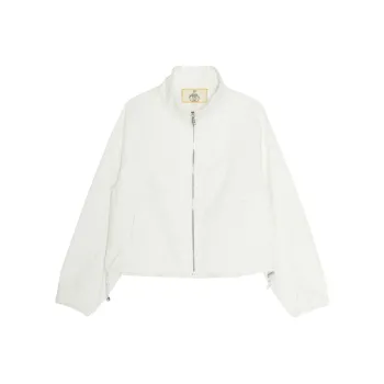 Ed Hardy Fitted Moderate Denim Jacket Women's White