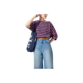 FREAK'S STORE T Shirt Women's Dark Blue X Red