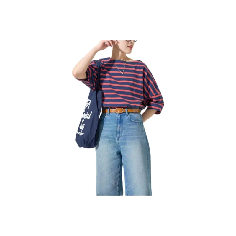 FREAK'S STORE T Shirt Women's Dark Blue X Red-0