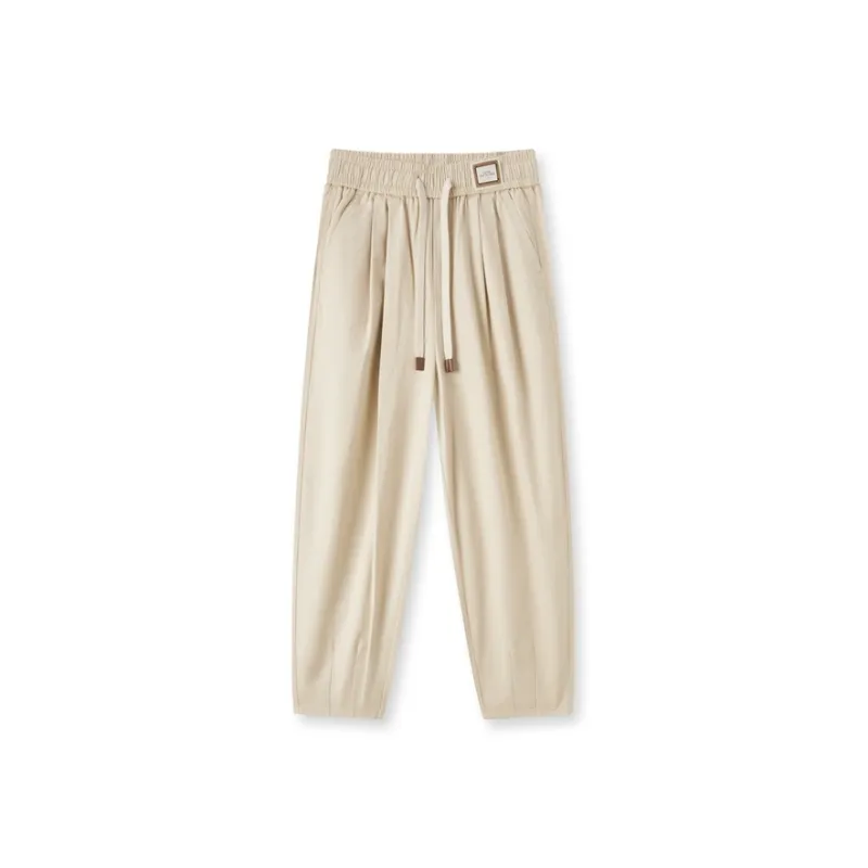 SEM/R Loose Fit Japanese Style Spring Casual Pants Women's-0