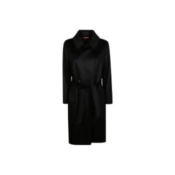 MaxMara Studio Long Double Breasted Coat