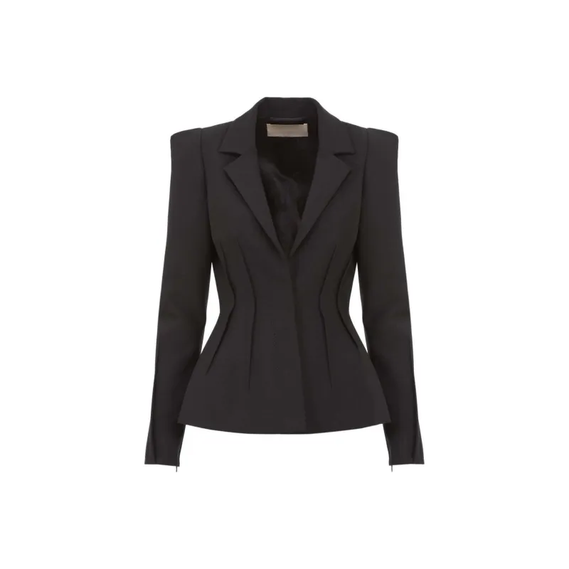 ELIE SAAB Inverted Dart Blazer-0