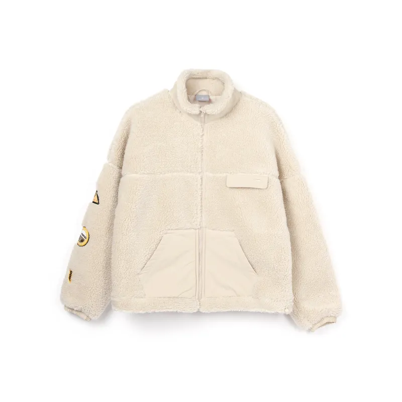 LINING Velvet Jackets Women's Sand Gravel Gray-0