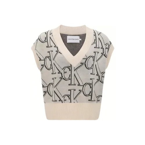 Calvin prints Vests Women's Gray