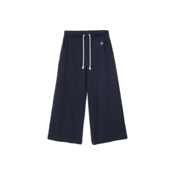 Champion Straight Casual Pants Japan Version Women's Navy Blue