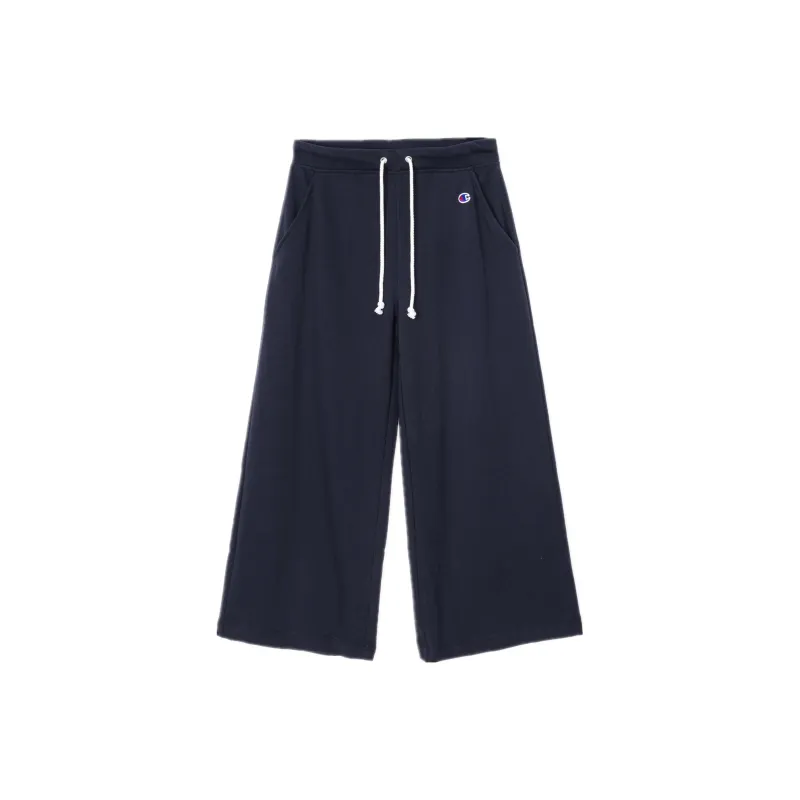 Champion Straight Casual Pants Japan Version Women's Navy Blue-0