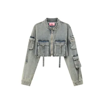 CHUU Denim Jacket Women's Denim Blue