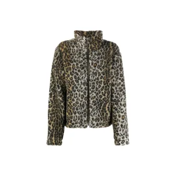 AMBUSH Leopard Fleece Jacket 'Brown'