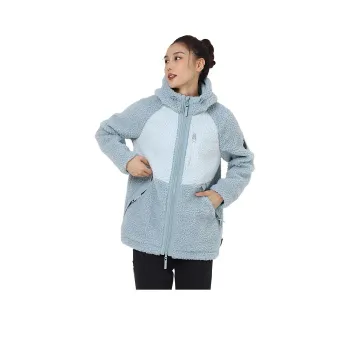DECATHLON SH500 Velvet feel Coat Women's Turquoise