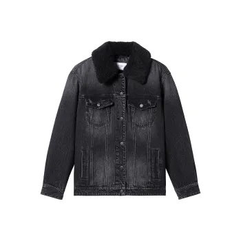 Miss Sixty Denim Jacket Women's Black Gray