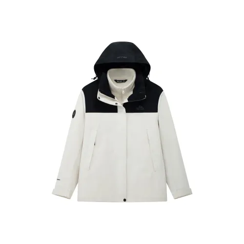 PELLIOT Mountaineering Clothing Fleece Liner Windbreaker Coats Women's