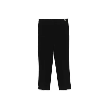Elisabetta Franchi Slit detail Crepe Trousers