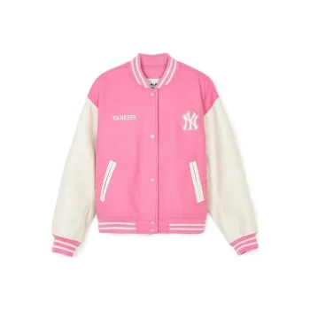 MLB SS24 Baseball Jacket Women's Pink