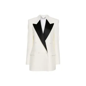 Stella McCartney Contrasting-panel Double-breasted Blazer