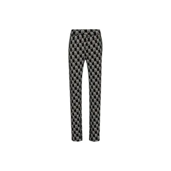 WE11DONE Monogram Knitted Trousers
